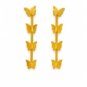 3D Butterfly Earrings - Veda Finery