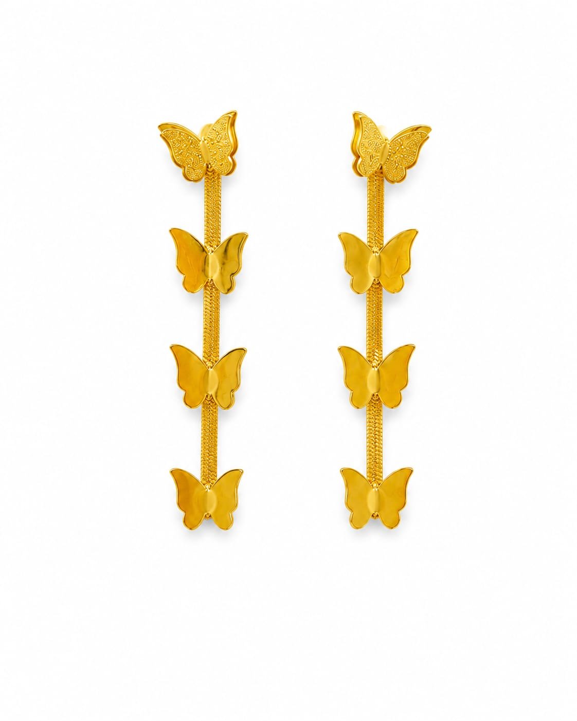 3D Butterfly Earrings - Veda Finery