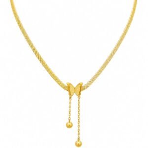 3D Butterfly Snake Chain