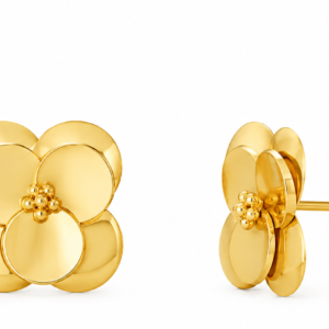 3D Petal Stud Earrings