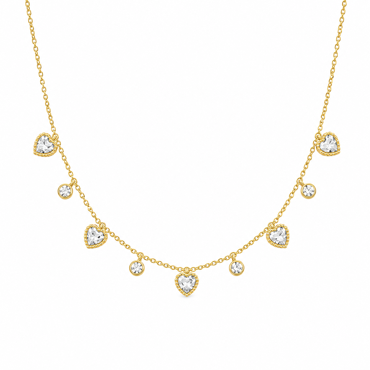 Amore Shimmering Heart Necklace