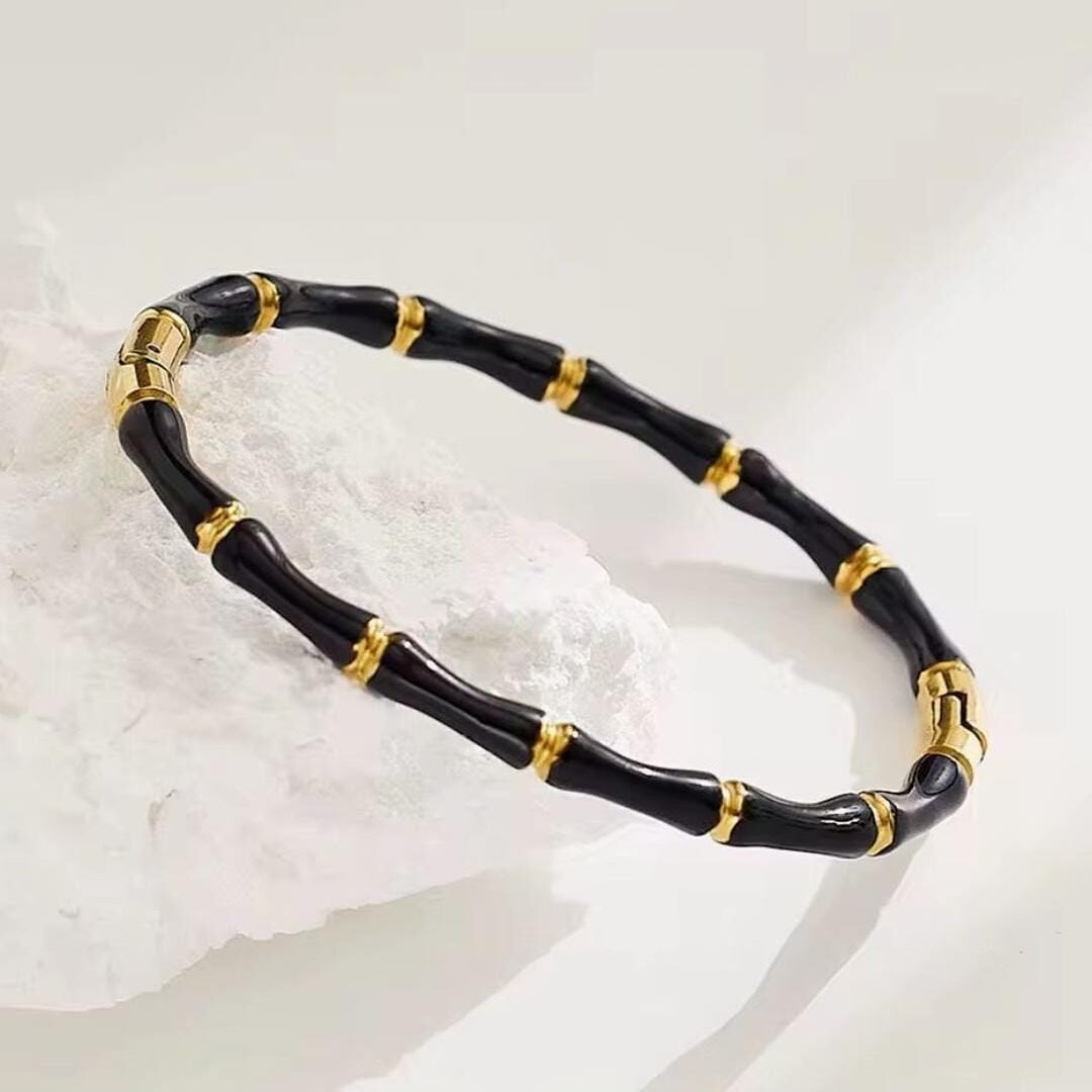 Black-Bamboo-Kada-bracelet-Veda-Finery