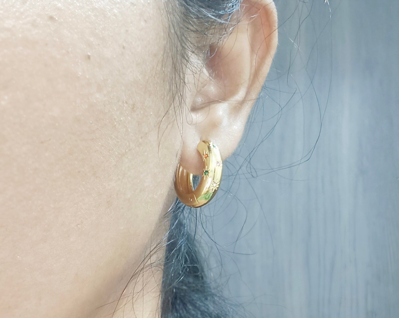 Chunky-Star-Gold-Side-view-Veda-Finery