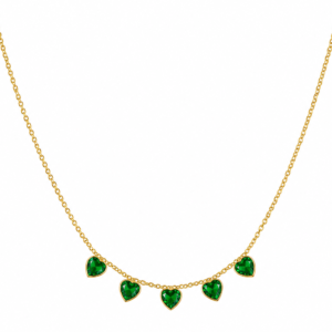 Emerald-Amour-Heart-Drop-Necklace-Veda-Finery