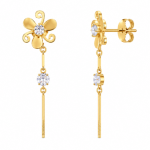 Floral-Drop-Earrings
