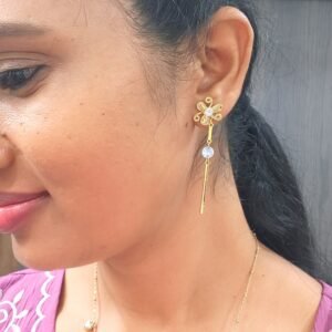 Veda-Finery-Folral-drop-earrings