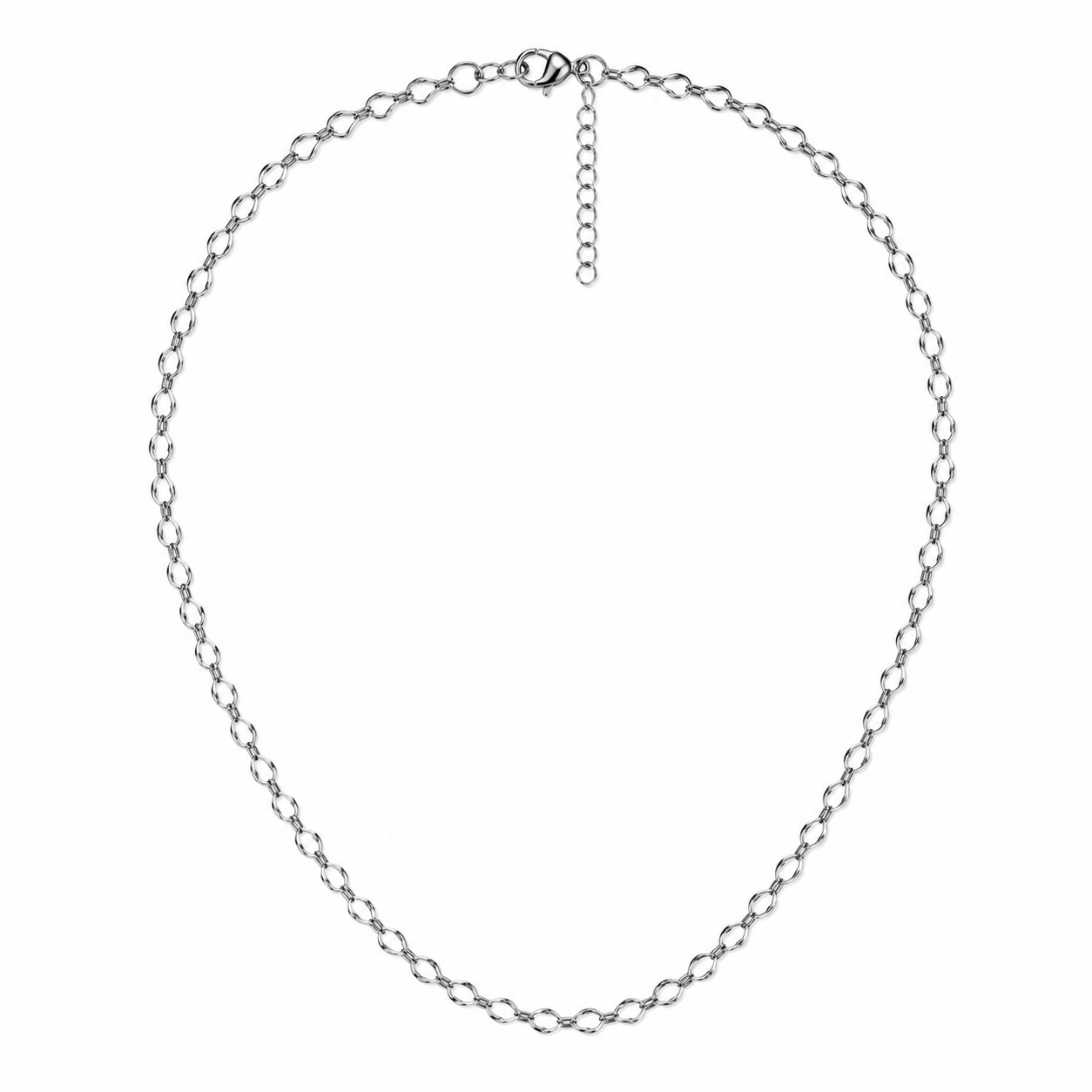 Silver Anchor Link Chain