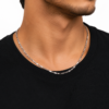 Linear Edge Bar Chain for Men