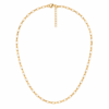 Sleek Gold Rectangular Link Chain for Men