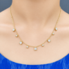 Anti Tarnish Celeste Crystal Shimmer Choker Veda Finery