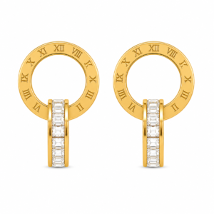 Dual Ring Statement Hoops