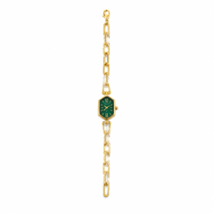 Emerald Vintage Hexagon Watch Bracelet - Veda Finery