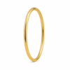 Golden Classic Kada Cum Bangle with a polished gold-tone finish for women.