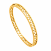 Golden Lattice Kada with an elegant openwork gold-tone design for women.