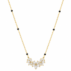 Floral Spark Mangalsutra Necklace