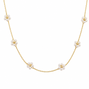 Pearl Daisy Chain Necklace