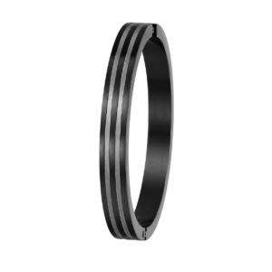 Nexa Line Black Men’s Kada Bracelet VedaFinery