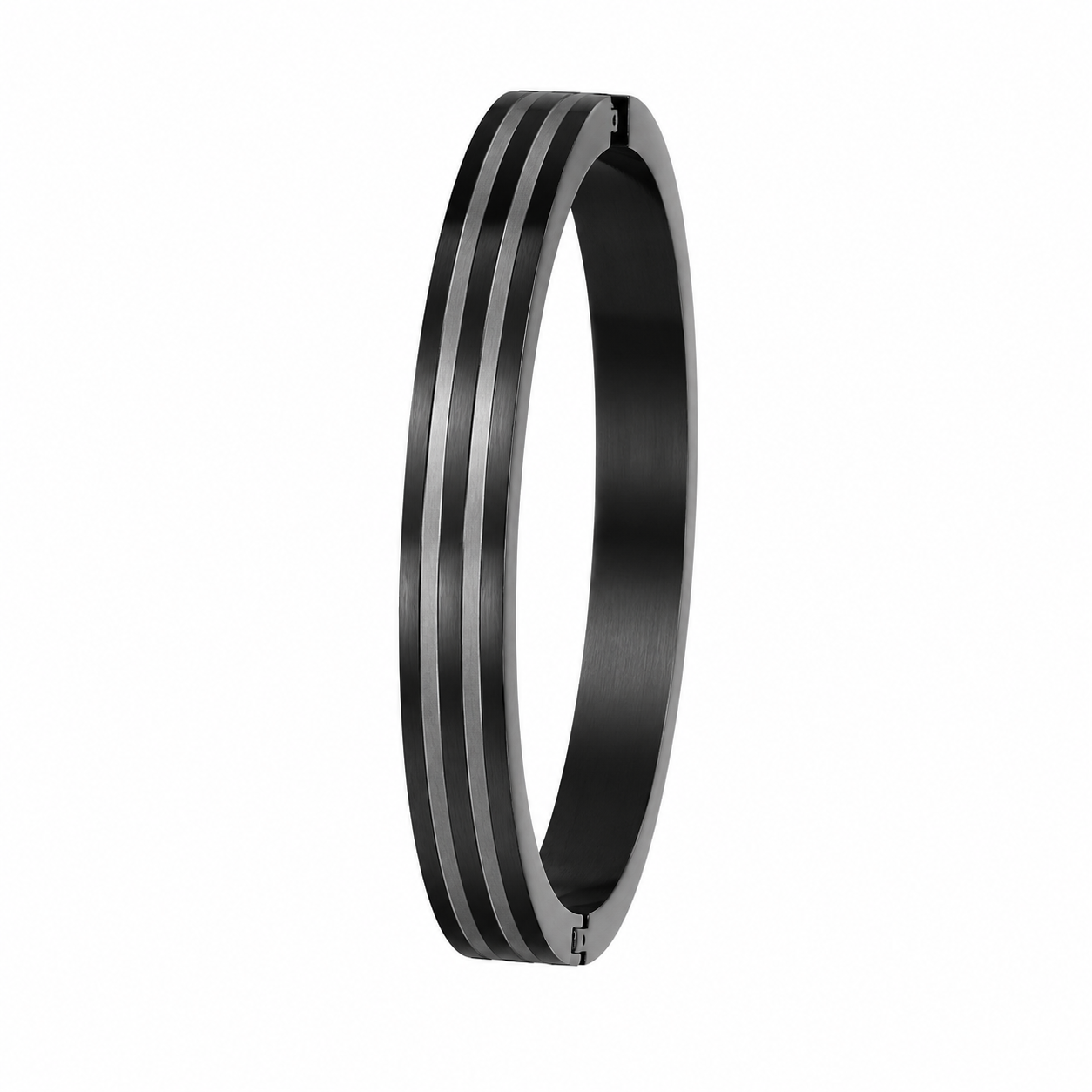 Nexa Line Black Men’s Kada Bracelet VedaFinery