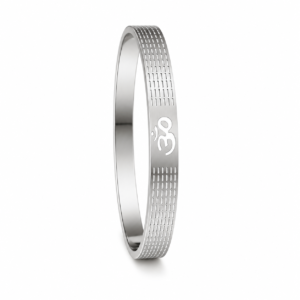 Silver Om Kada for Men