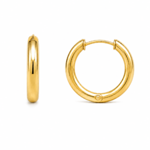 Classic gold hoops