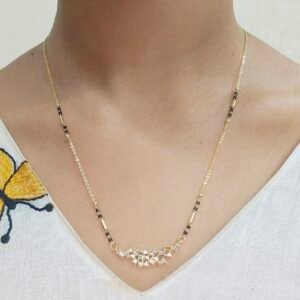 Round Crystal Daily Wear Mangalsutra