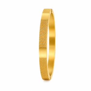 Urban Edge Men's Gold Kada and Bracelet