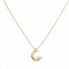 viral moon Pendant Necklace - Veda Finery