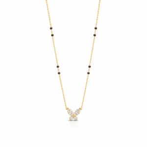 Butterfly Bliss Gold Mangalsutra for women with butterfly pendant
