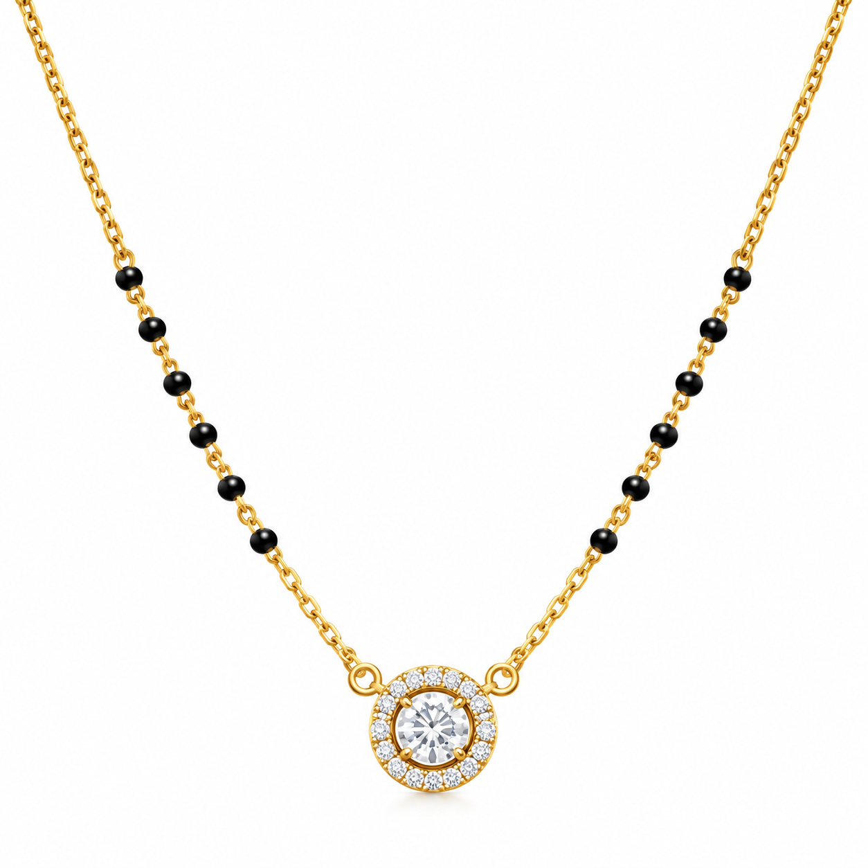 Anti-Tarnish Black Beads. Waterproof Daily Use Mangalsutra