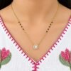 Anti-Tarnish Black Beads Waterproof Daily Use Mangalsutra
