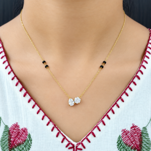 Minimalist Stone Mangalsutra for Women